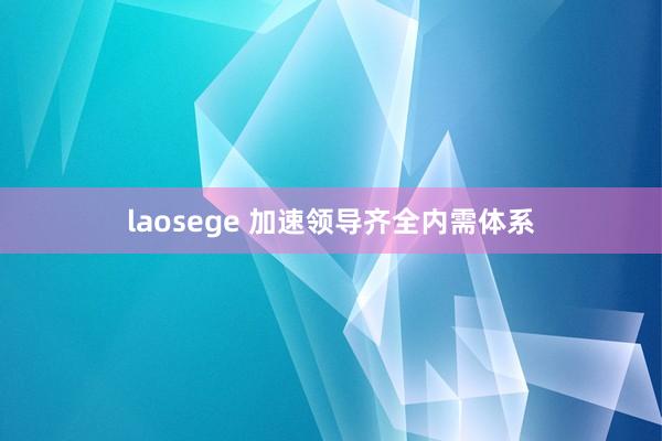 laosege 加速领导齐全内需体系